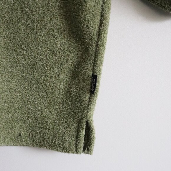 WAC Mens Green‎ Sz M Fleece 1/4 Zip Pullover Comfy Outdoor Winter Sweater - Picture 9 of 11